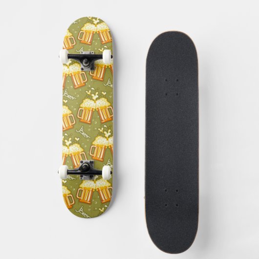glazen bietenpatroon skateboard (Voorkant)