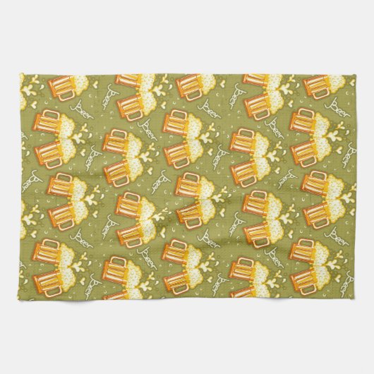 glazen bietenpatroon theedoek (Horizontaal)