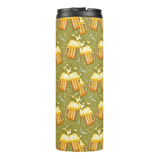 glazen bietenpatroon thermosbeker (Achterkant)