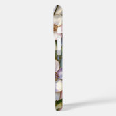 Glazen Bloem iPhone Hoesje Pastel Lavendel (Achterkant / Links)