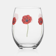 Glazen Bloem Tumbler – Elegant Bloemen Ontwerp