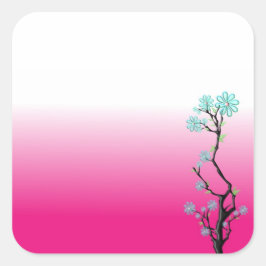 Glazen bloemen 2 Sticker