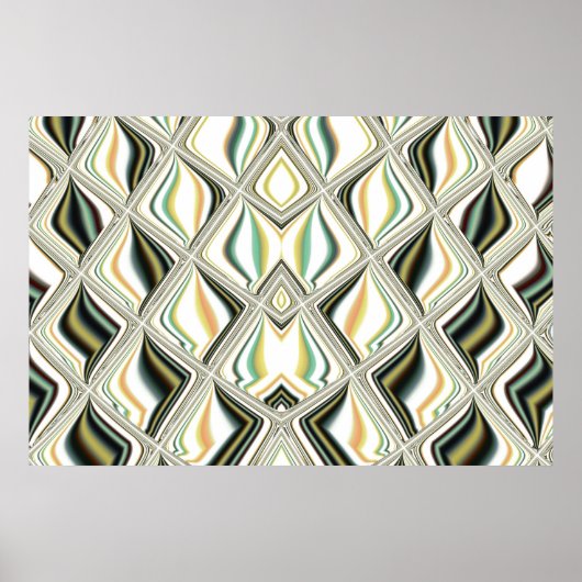 glazen blokjes poster (Voorkant)