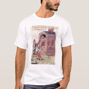 Glazen blowers, van "Tractatus de Herbis" T-shirt
