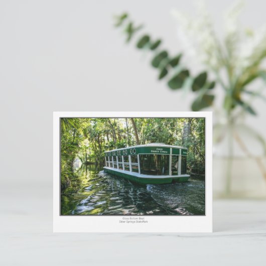 Glazen bodemplaat briefkaart (Staand voorkant)