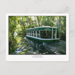 Glazen bodemplaat briefkaart