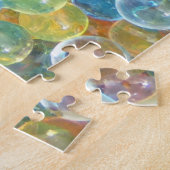 Glazen bollen moeilijk te kleuren legpuzzel (Zijkant)