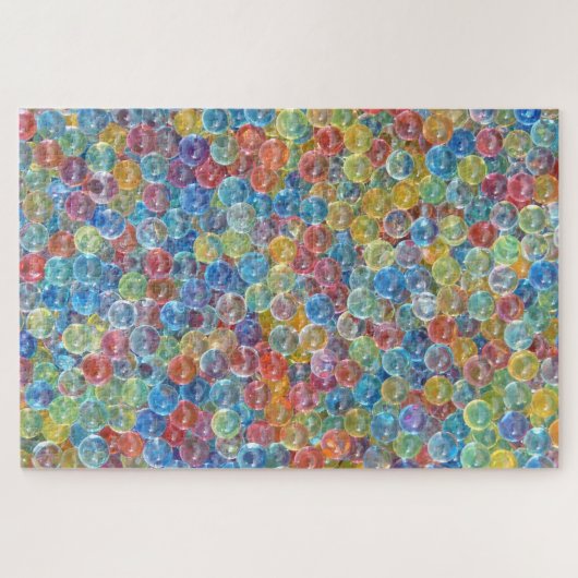 Glazen bollen moeilijk te kleuren legpuzzel (Horizontaal)