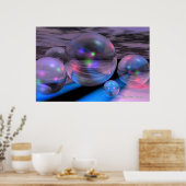 Glazen bollen poster (Keuken)