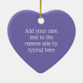 Glazen bolletjes in pasteelkleuren, jouw tekst keramisch ornament (Achterkant)