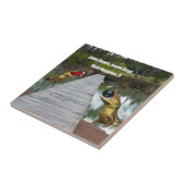 Glazen Bowls Australia Split Happt, keramische Teg Tegeltje (Zijkant)