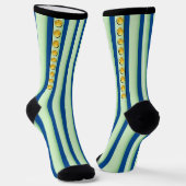 Glazen Buttonnen Sokken (Gebogen)