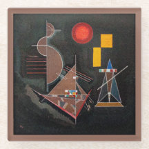 Glazen COASTER - Abstract - Wassily Kandinsky
