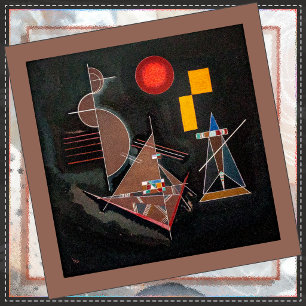 Glazen COASTER - Abstract - Wassily Kandinsky Onderzetter