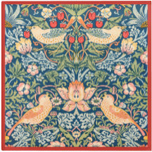 Glazen COASTER - Wm. Morris Strawberry Thief Desig