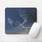 glazen drakenmousepad muismat (Met muis)