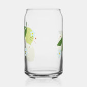 Glazen Drink blik met Lemon/Limoen Design (Links)