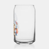 Glazen Drinkset met Blauwe Vogel Broers en Zusters (Links)