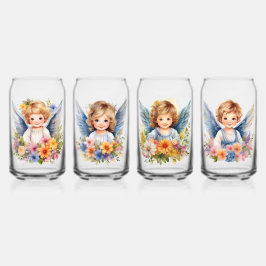 Glazen Drinkware Set 4 Stks Little Angels