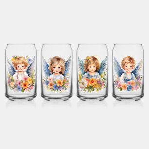 Glazen Drinkware Set 4 Stks Little Angels