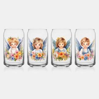 Glazen Drinkware Set 4 Stks Little Angels