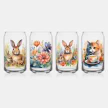 Glazen Drinkware Set voor Verjaardag en Baby showe