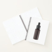 Glazen druppelflesje met pipet notitieboek (Binnen)