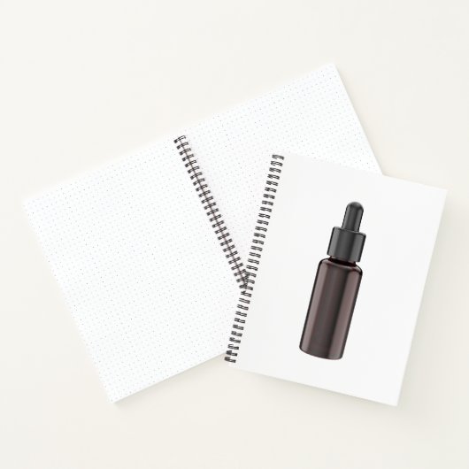 Glazen druppelflesje met pipet notitieboek (Binnen)