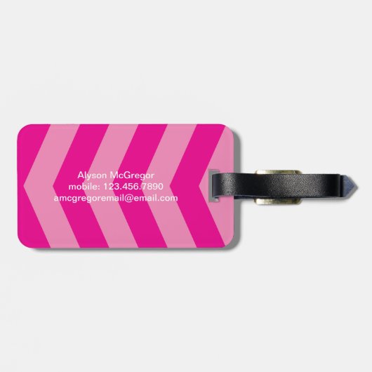 Glazen en Eiffeltoren, Bagagelabel van Parijs (Achterkant horizontaal)