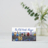 Glazen flesjes Kleurrijk Antiek flesje Collectie Visitekaartje (Staand voorkant)