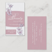 Glazen flessen Design 2 Visitekaartje (Voorkant / Achterkant)