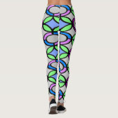 Glazen gekleurd leggings (Achterkant)