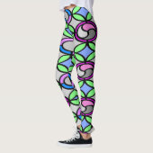Glazen gekleurd leggings (Links)