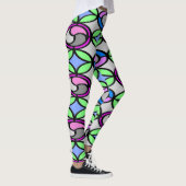 Glazen gekleurd leggings (Rechts)