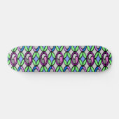 Glazen gekleurd persoonlijk skateboard (Horizontaal)