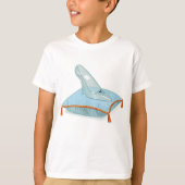 Glazen geleider op een piloot t-shirt (Voorkant)