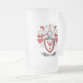 Glazen gezinscrest matglas bierpul (Voorkant rechts)