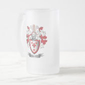 Glazen gezinscrest matglas bierpul (Voorkant links)