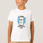 Glazen Glas Funny Cellphone Pun T-shirt (Voorkant)