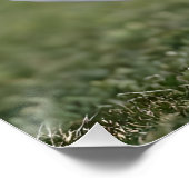 Glazen golfbal met golfer binnenin, perfect poster (Hoek)