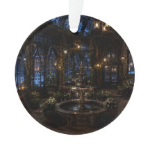 Glazen Hal Fontein Ornament
