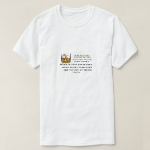 Glazen halfvol - een MisterP-Shirt T-shirt