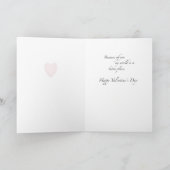 Glazen Hart, Valentijnsdag Feestdagen Kaart (Binnen)