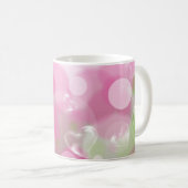 Glazen harten op roze Mok (Voorkant rechts)