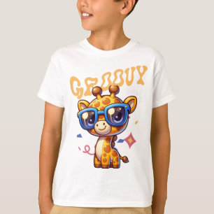 Glazen Hond Schattig Karakter Kunst T-shirt