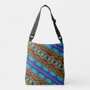 Glazen in lood body bag crossbody tas