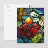 Glazen in lood briefkaart (Voorkant / Achterkant)