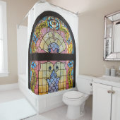 GLAZEN IN LOOD DEUR DOUCHEGORDIJN (In situ)