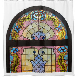 GLAZEN IN LOOD DEUR DOUCHEGORDIJN