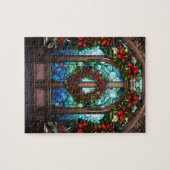 Glazen in lood deur legpuzzel (Horizontaal)